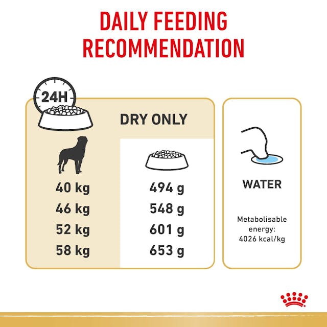 Royal Canin Dry Dog Food Rottweiler Adult 12kg - Woonona Petfood & Produce