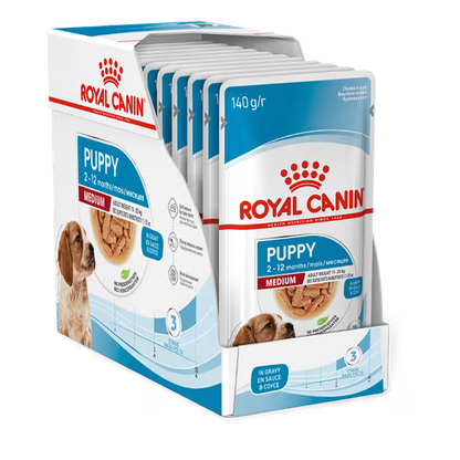 Royal Canin Wet Dog Food Medium Breed Puppy 10x140g