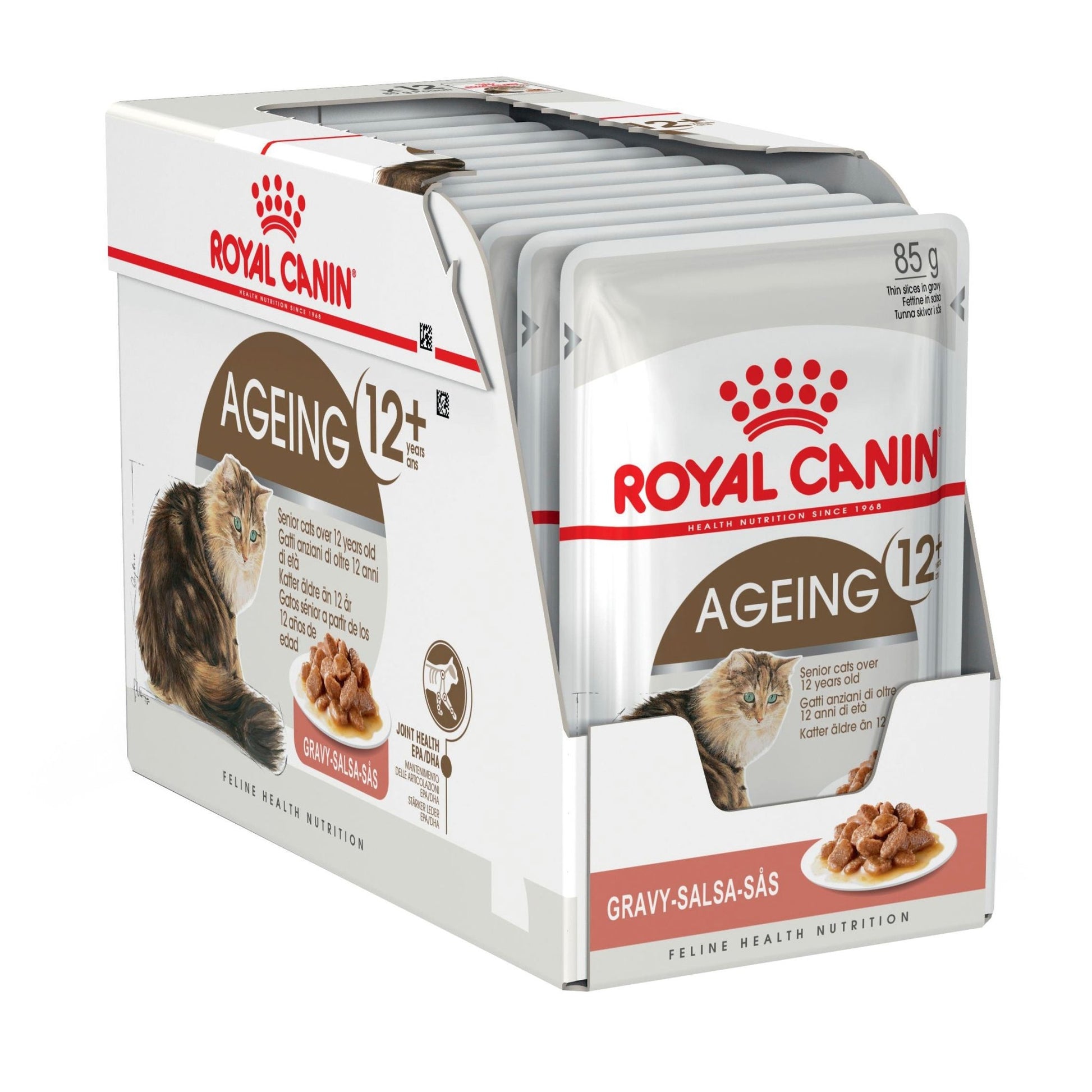 Royal Canin Wet Cat Food Ageing 12+ Gravy 12x85g - Woonona Petfoods