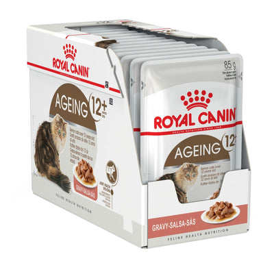 Royal Canin Wet Cat Food Ageing 12+ Gravy 12x85g