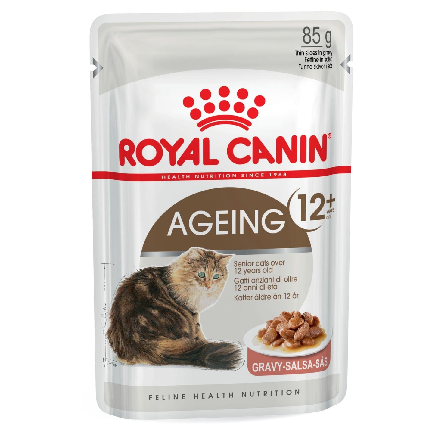 Royal Canin Wet Cat Food Ageing 12+ Gravy 12x85g - Woonona Petfoods