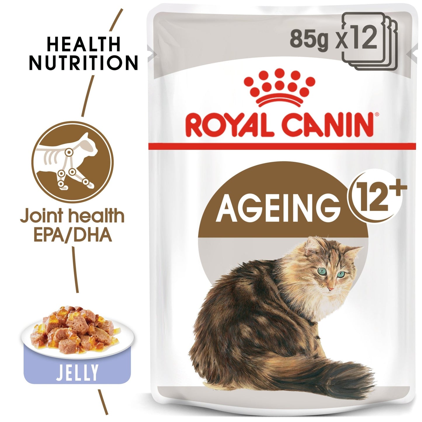 Royal Canin Wet Cat Food Ageing 12+ Jelly 85g x 12 - Woonona Petfoods