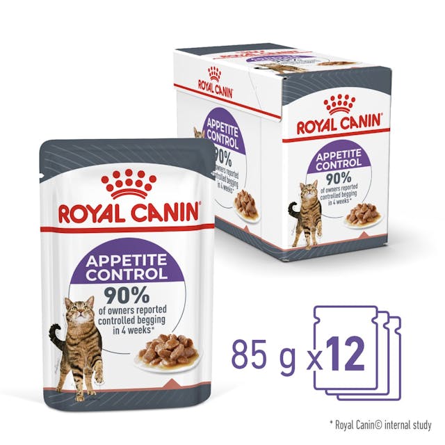 Royal Canin Wet Cat Food Appetite Control Gravy 12x85g - Woonona Petfood & Produce