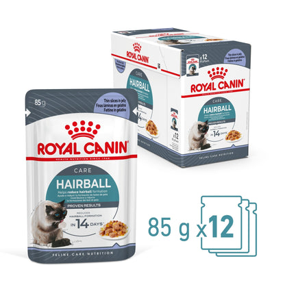 Royal Canin Wet Cat Food Hairball Care Jelly