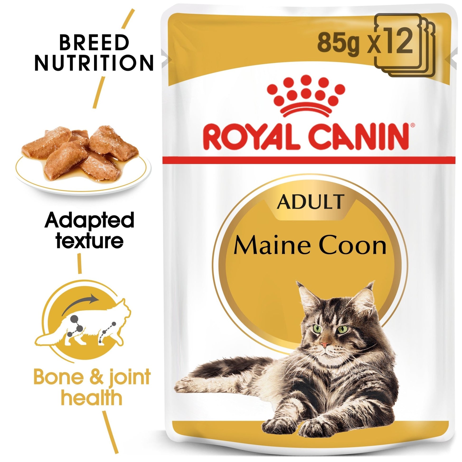 Royal Canin Wet Cat Food Maine Coon 12x85g - Woonona Petfoods