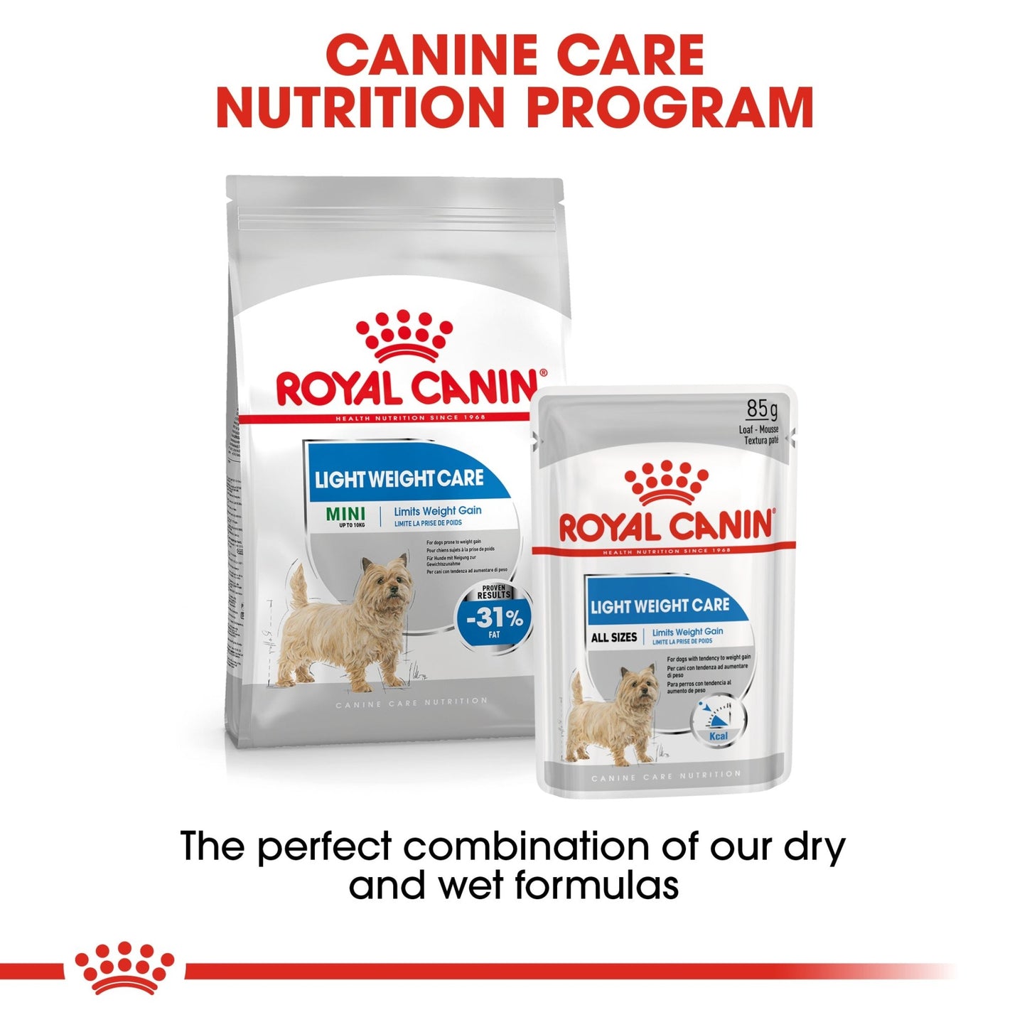 Royal Canin Wet Dog Food Light Weight Care Loaf 85g - Woonona Petfoods