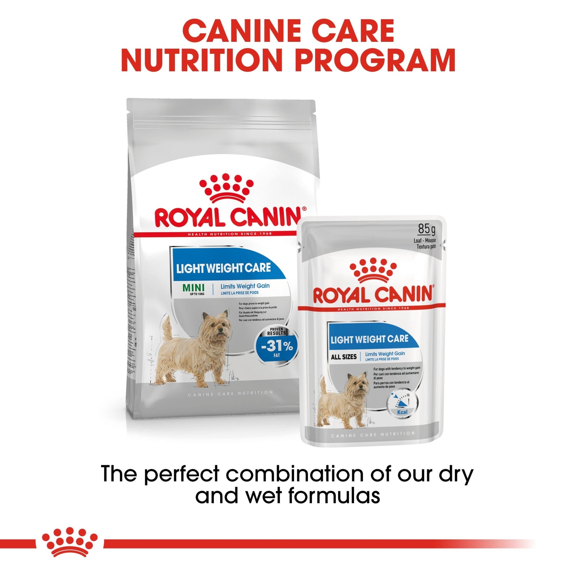 Royal Canin Wet Dog Food Light Weight Care Loaf 85g - Woonona Petfoods