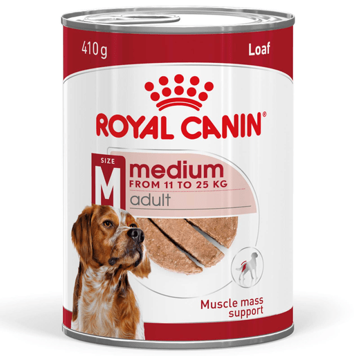 Royal Canin Wet Dog Food Medium Adult Loaf 12x410g - Woonona Petfoods