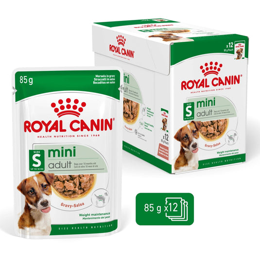 Royal Canin Wet Dog Food Mini Adult 12x85g - Woonona Petfoods