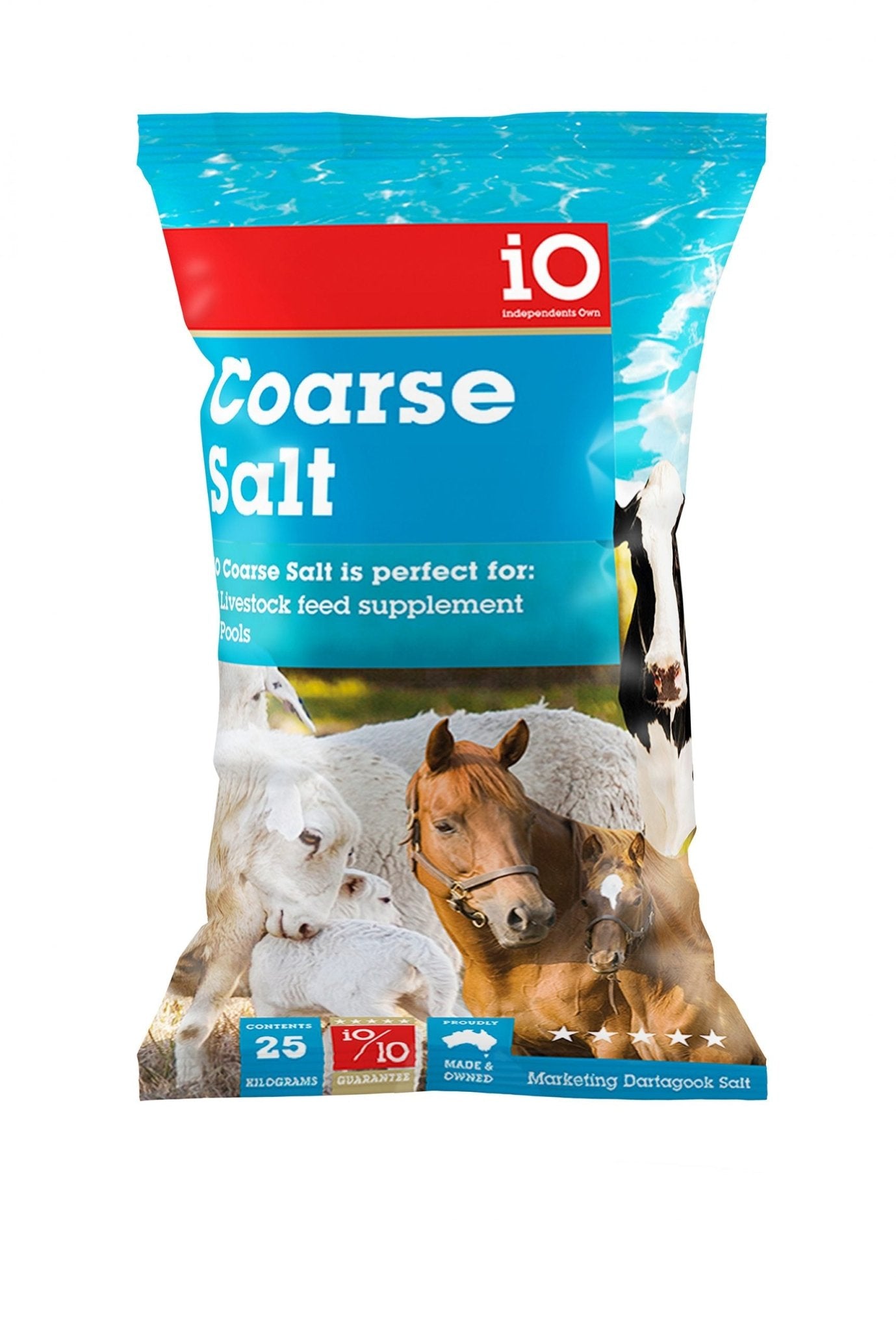 Salt Coarse 25kg - Woonona Petfood & Produce