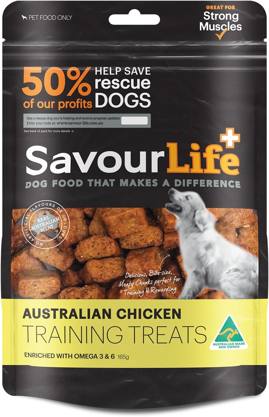 SavourLife Australian Made Chicken Training Treats 165g - Woonona Petfood & Produce