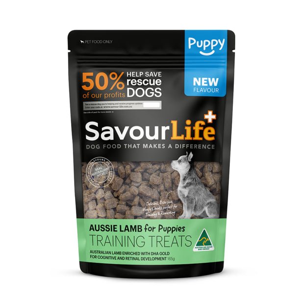 SavourLife Australian Made Lamb Puppy Training Treats 165g - Woonona Petfood & Produce