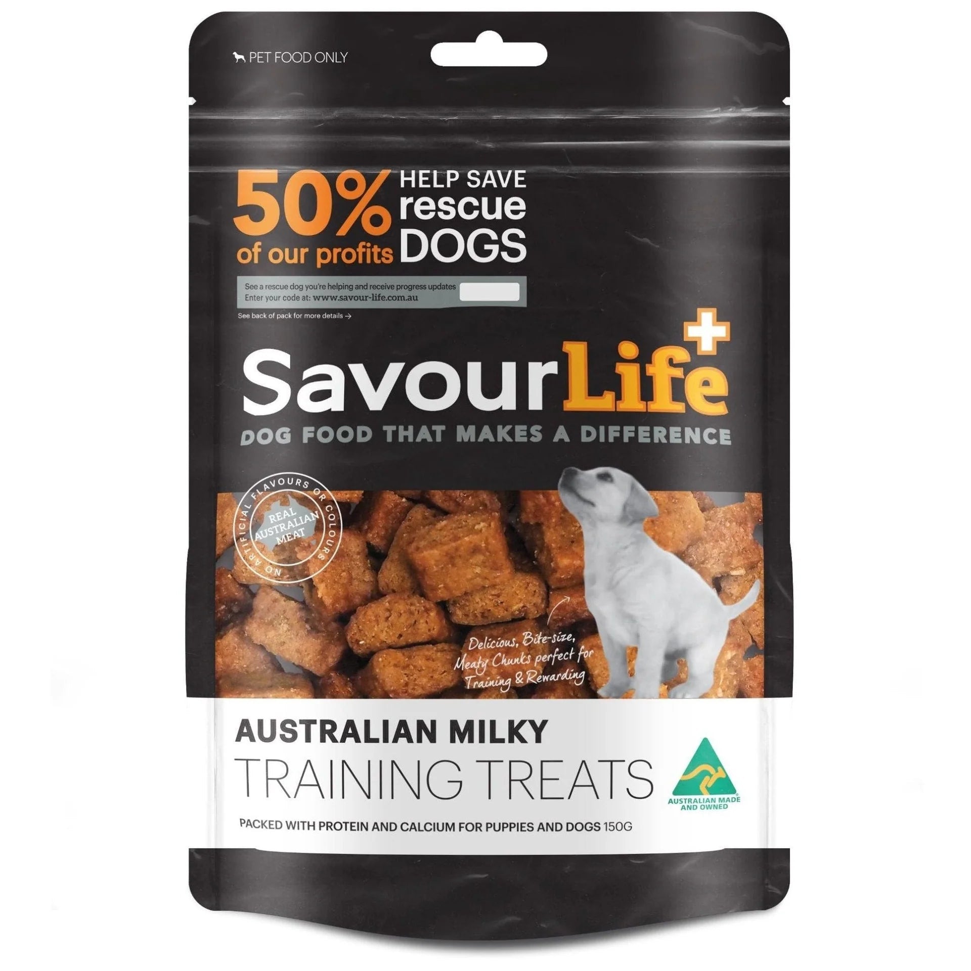 SavourLife Australian Made Milky Training Treats 150g - Woonona Petfood & Produce