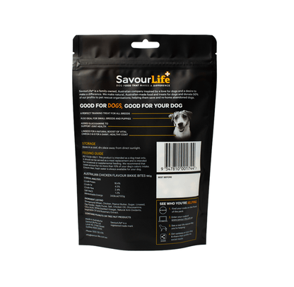Savourlife BikkieBites Chicken Flavour 180g - Woonona Petfoods