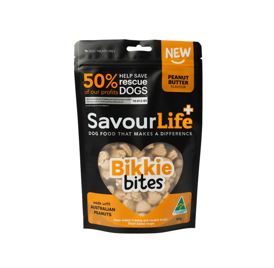 SavourLife BikkieBites Peanut Butter 180g - Woonona Petfoods