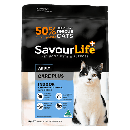 SavourLife Dry Cat Food Adult Care Plus Indoor Hairball - Woonona Petfoods