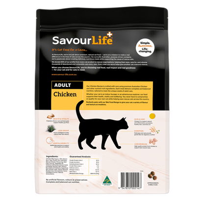 SavourLife Dry Cat Food Adult Chicken - Woonona Petfoods