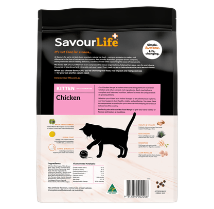 SavourLife Dry Cat Food Kitten Chicken - Woonona Petfoods