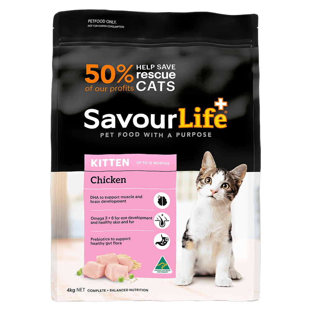 SavourLife Dry Cat Food Kitten Chicken - Woonona Petfoods