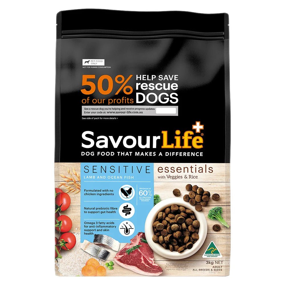 Savourlife Essentials Adult Sensitive Lamb and Fish - Woonona Petfoods