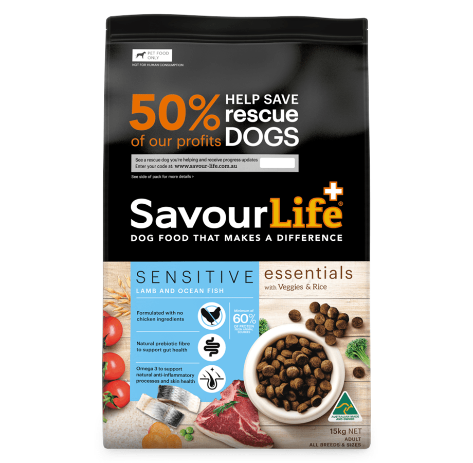 Savourlife Essentials Adult Sensitive Lamb and Fish - Woonona Petfoods