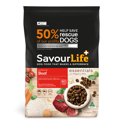 SavourLife Essentials Dog Adult Beef and Veggies - Woonona Petfoods