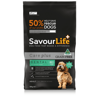 SavourLife Grain Free Adult Dental Dry Dog Food 10kg - Woonona Petfoods