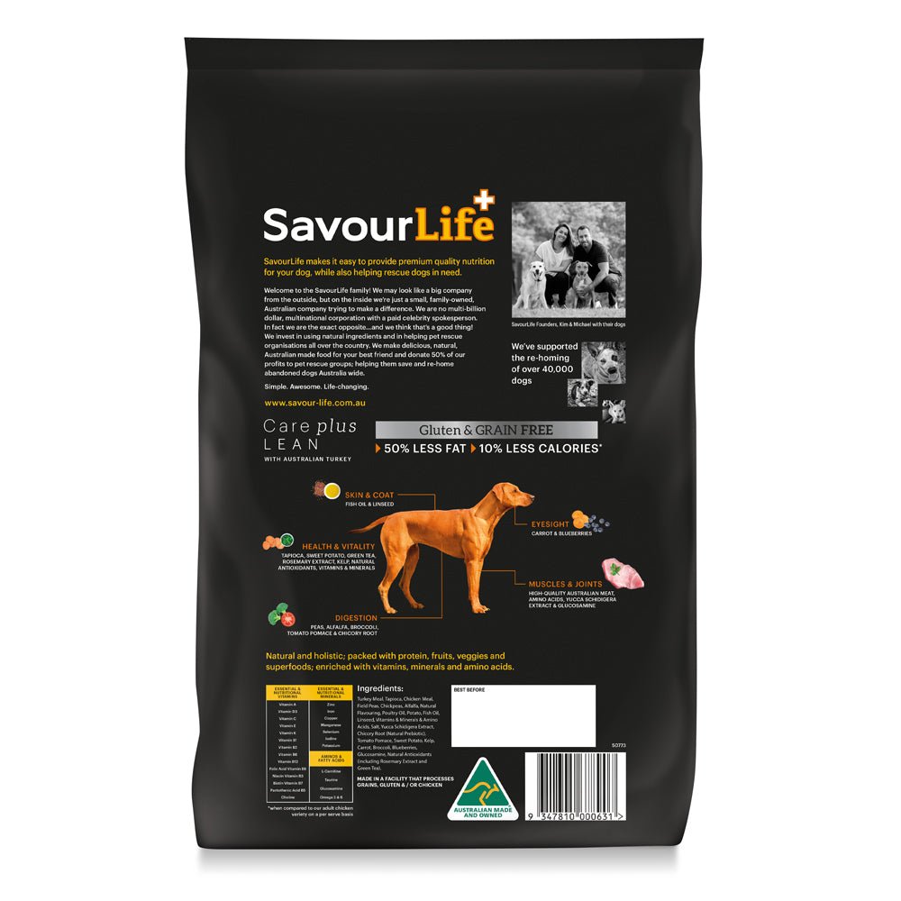 SavourLife Grain Free Adult Lean Turkey - Woonona Petfoods