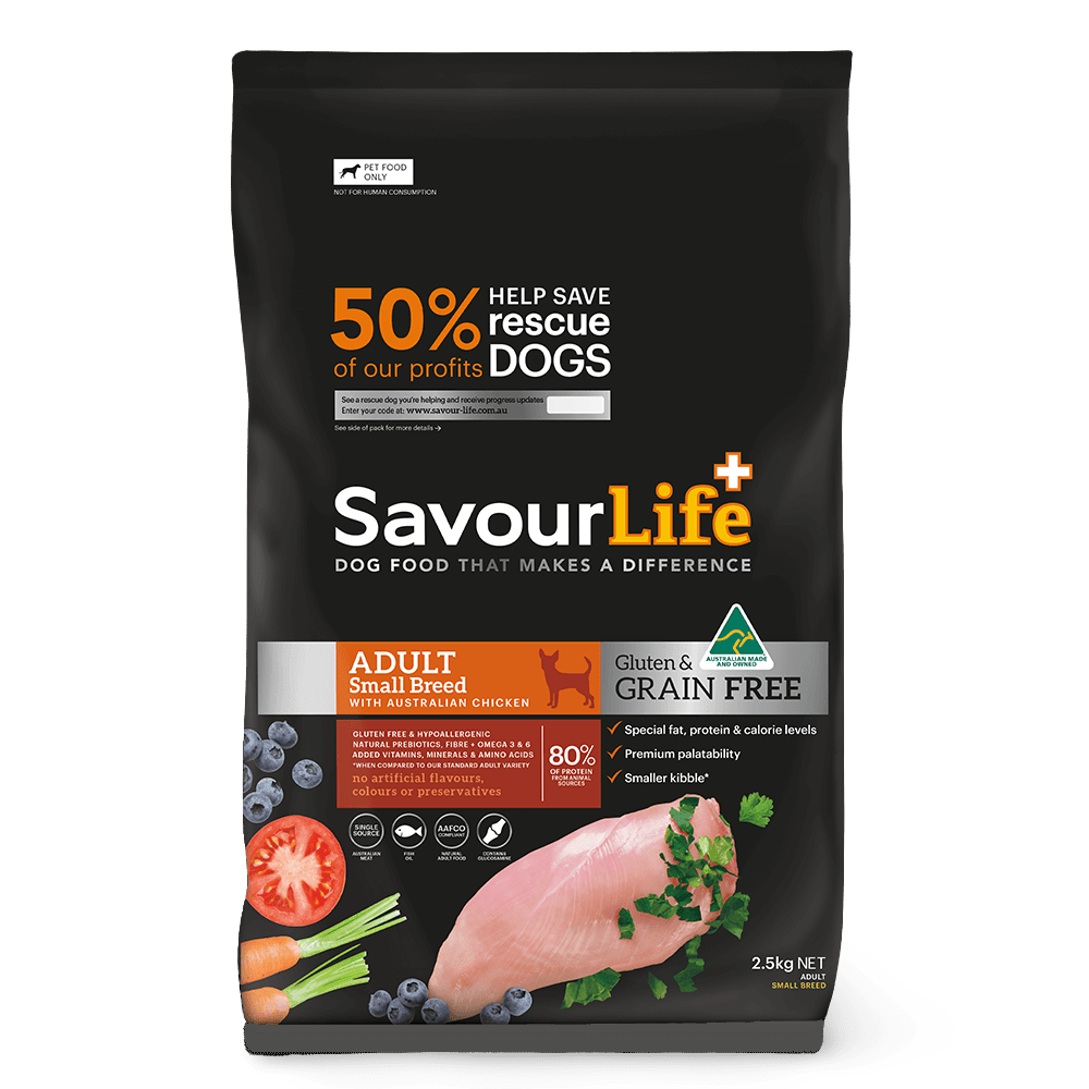 SavourLife Grain Free Adult Small Breed Chicken 2.5kg - Woonona Petfoods