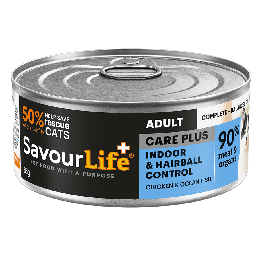 SavourLife Wet Cat Food Care Plus Indoor Hairball Chicken and Ocean Fish - Woonona Petfoods