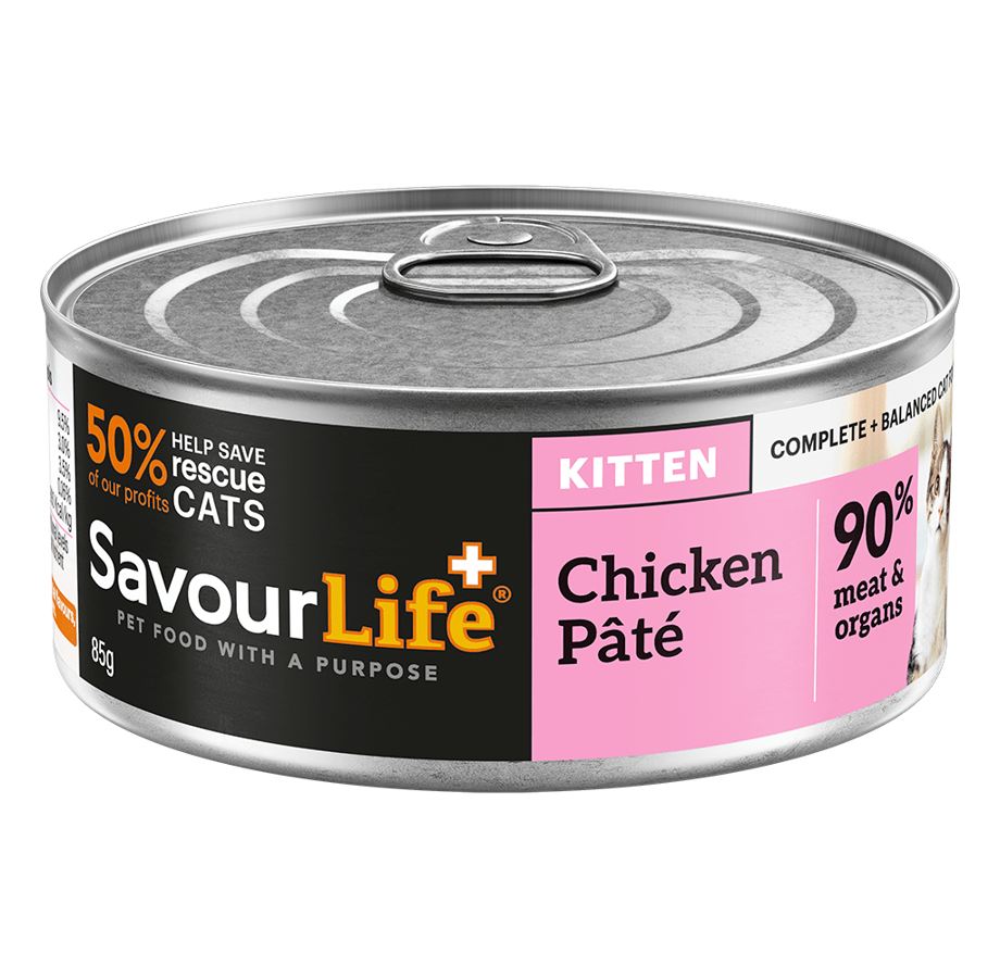 SavourLife Wet Cat Food Kitten Chicken Pate - Woonona Petfoods