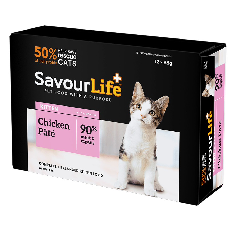 SavourLife Wet Cat Food Kitten Chicken Pate - Woonona Petfoods