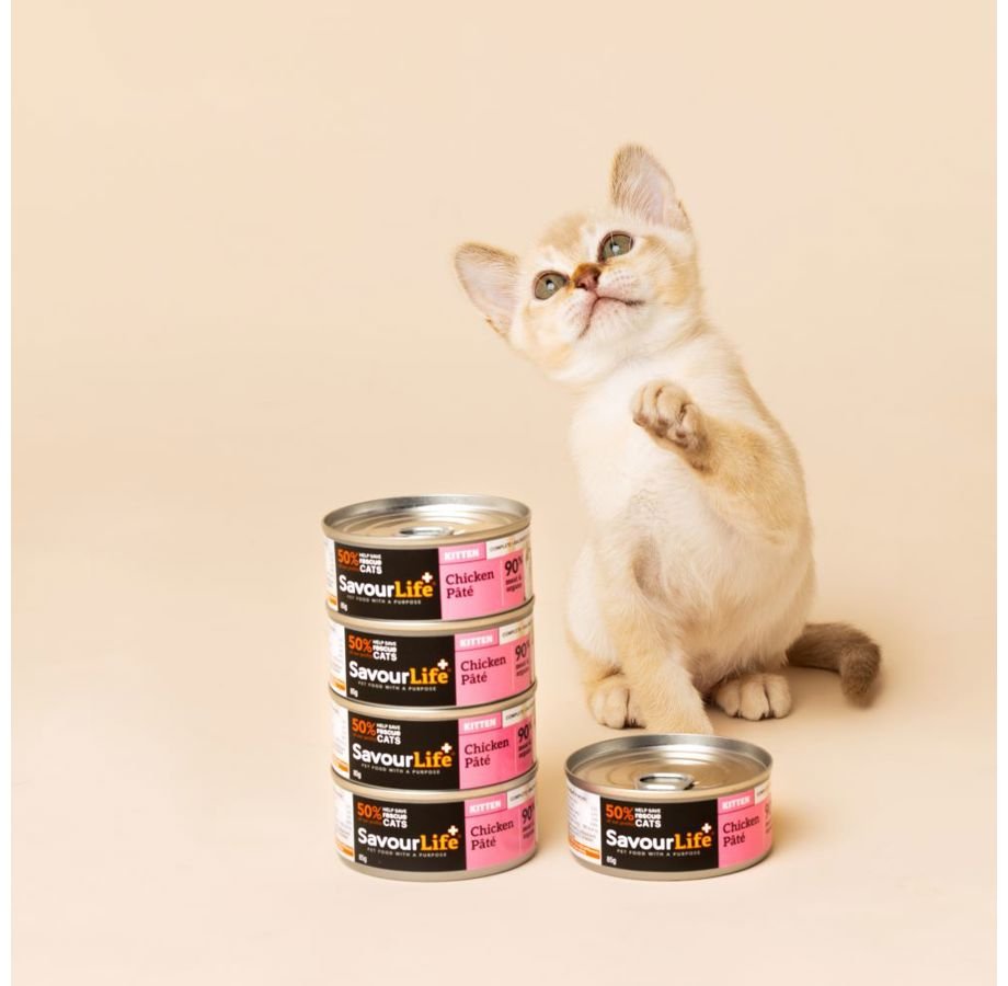 SavourLife Wet Cat Food Kitten Chicken Pate - Woonona Petfoods