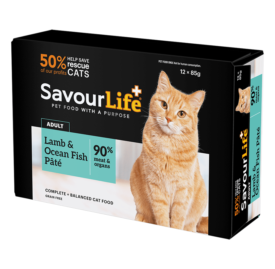 SavourLife Wet Cat Food Lamb and Ocean Fish Pate - Woonona Petfoods