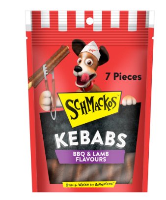 Schmackos BBQ Lamb Kebabs 7 Pack - Woonona Petfood & Produce