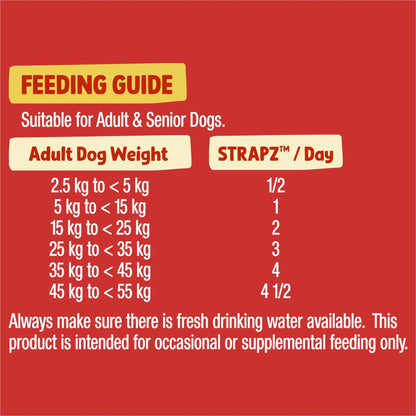 Schmackos Strapz 1kg Chicken - Woonona Petfood & Produce