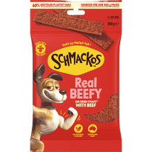 Schmackos Strapz 200g Beef - Woonona Petfoods