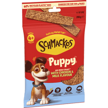 Schmackos Strapz 200g Puppy Chicken in Milk - Woonona Petfoods