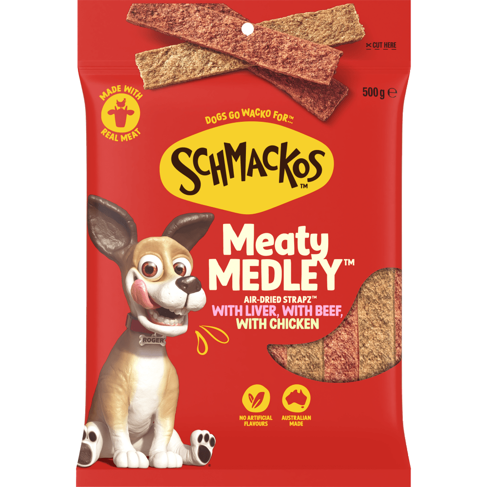 Schmackos Strapz 500g Variety Pack - Woonona Petfoods