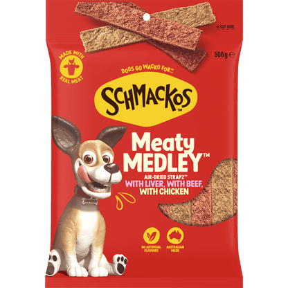 Schmackos Strapz 500g Variety Pack - Woonona Petfoods
