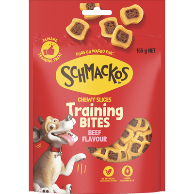 Schmackos Tasty Bites Chewy Slices Beef 155g