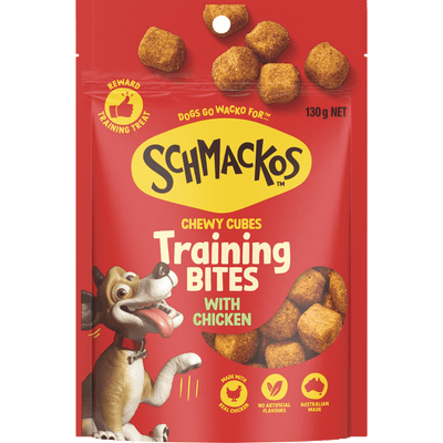 Schmackos Training Bites Chewy Chicken Beef 130g