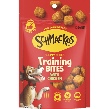 Schmackos Training Bites Chewy Chicken Beef 130g - Woonona Petfoods