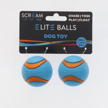 Scream ELITE BALL Loud Blue & Orange - Woonona Petfoods