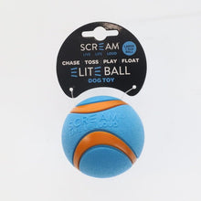 Scream ELITE BALL Loud Blue & Orange - Woonona Petfoods