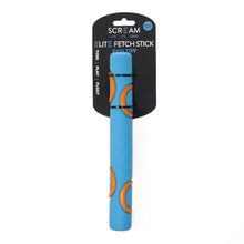 Scream ELITE FETCH STICK Loud Blue & Orange - Medium 26cm - Woonona Petfoods