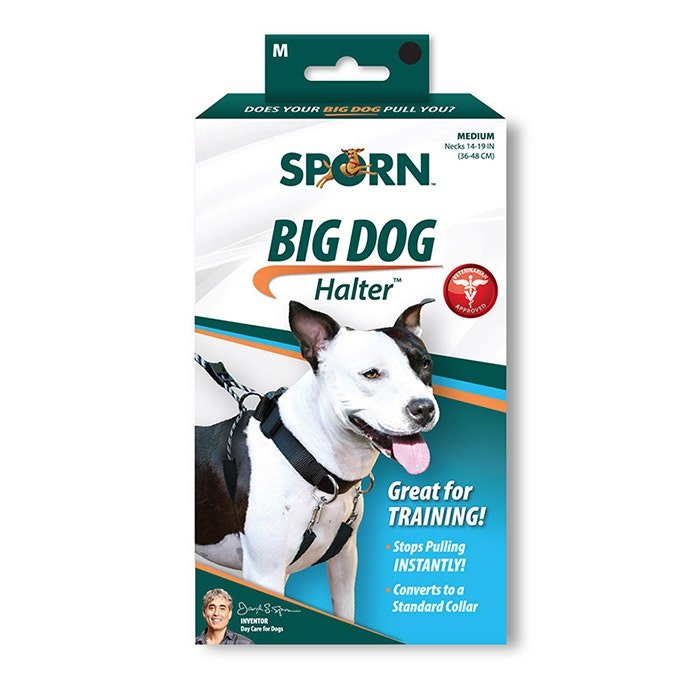 Sporn Big Dog Halter Black - Woonona Petfoods