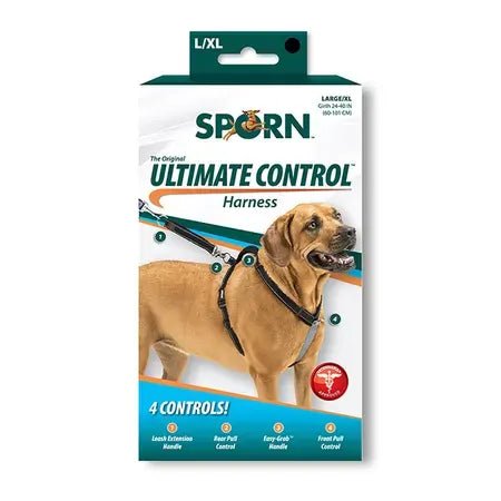 Sporn Ultimate Control Harness Black - Woonona Petfoods