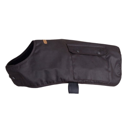 Styx Mill Oilskin Dog Coat Brown Lined - Woonona Petfoods
