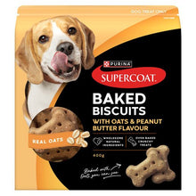 Supercoat Baked Biscuits Oats and Peanut Butter Flavour 400g - Woonona Petfoods